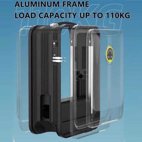 Smart Rideable Suitcase, 20 Inch Electric Luggage Scooter,Lightweight Electric Luggage Scooter for Travel, Electric Luggage Adults for Travel with TSA Lock for Travel with Removable Battery3