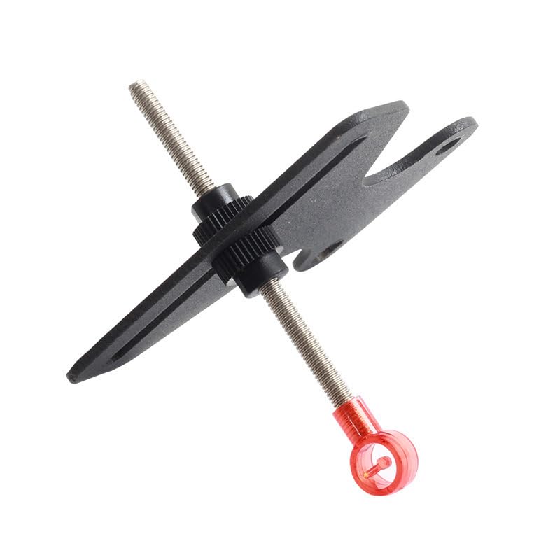 Archery Recurve Bow Sight Full Metal Needle Aim Recurve Simple Single Pin Bow Sight for Traditional Recurve Bows Aiming Practice Archery Beginner