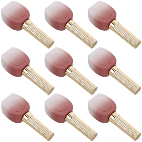 VILLCASE 10 Unidades Frascos de Vidrio para Esmalte de Uñas Vacíos de 15ml, Rellenables Gran Capacidad para DIY Nail Art, Envases de Belleza Prácticos y Elegantes