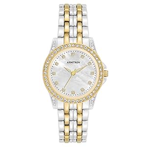 Armitron Women’s Genuine Crystal Accented Bracelet Watch, 75/5804