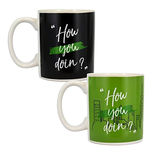Paladone Products 97C8AFFF34 Taza termosensible Friends-How You Doin, cerámica
