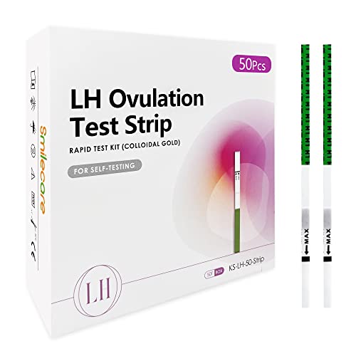 50Pcs Lh Test Strips For Women, Ovulation Predictor Kit Tracker With High Sensitivity Result & Easy Operation For Women To Use At Home #TOP25