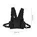 Wendry Walkie-Talkie Chest Pack, Nylon Walkie-Talkie Chest Bag Universal Hands- Adjustable Bag Hanging On Duty,Liberate Your Hands,Tools Assistant