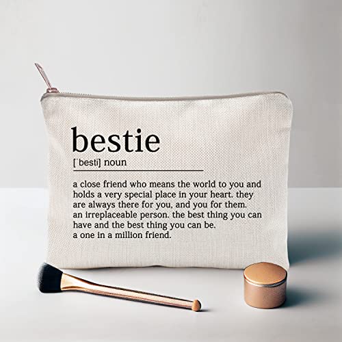 Bestie Definition Makeup Bag Best Friend Gift Work Bestie Friendship Gift Bestie Sister Gifts Sister College Sister Graduation #TOP2