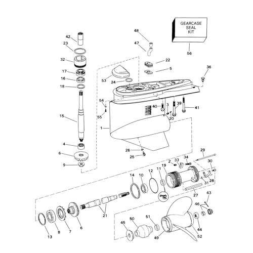 Kit de joints d'unité inférieure haute durabilité pour embase 3852959 - 3
