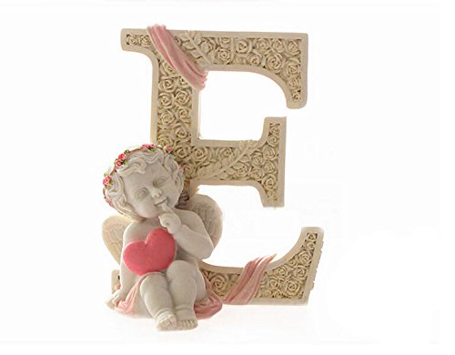 KiaoTime Set of 4 Decorative Angel Figurine Cherub Figurine Statue Pink Heart Love Figurine Valentine's Day Decor Home Wedding Collectible Figurine - Thumbnail 5