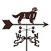EZ Vane Steel Golden Retriever Weathervane 21â€ Height, Includes Metal 4-Sided Mount, Wind Cups & Brackets | Hand-Crafted and Family-Owned, Made in The USA with Triple Powder Coating, Limited