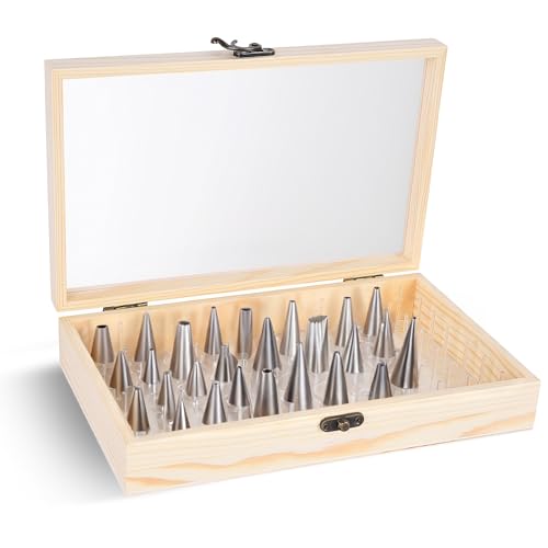 Piping Tip Organizer with 200 Cake Flower Nails