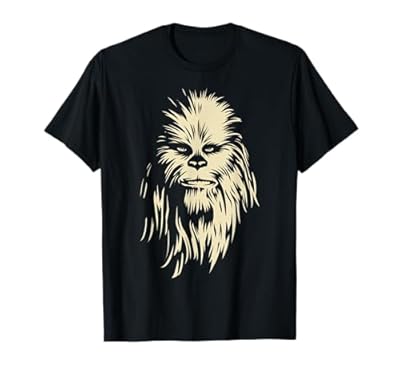 Star Wars Chewbacca Face Shadow Graphic - Camiseta Camiseta | Ya disponible en tu tienda friki favorita! En mundofriki.es!