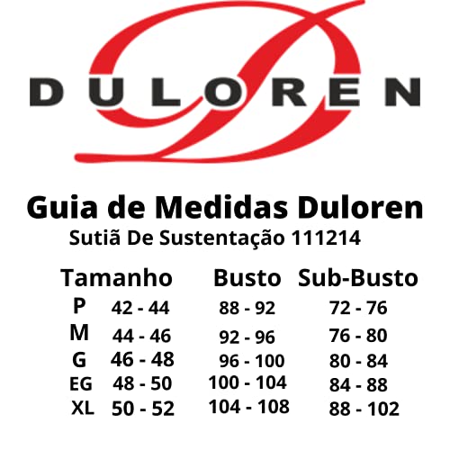 Sutiã de Sustentação Duloren 111214, Coleção Elegance.
