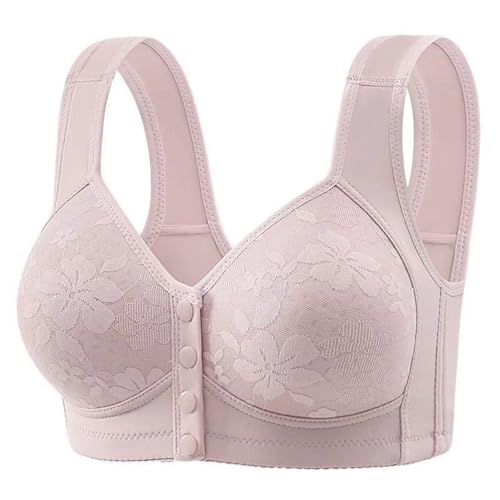 Reggiseno comodo, top traspirante senza fili da donna, design regolabile senza spalline, taglia grande, supporto a compressione in cotone, adatto all'estate, biancheria intima confortevole