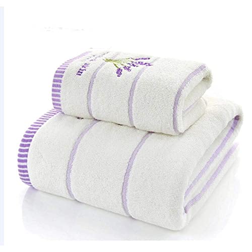 Serviettes en coton TILEZE, linge de bain élégant et doux pour adulte - 2