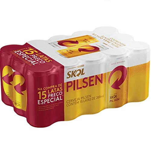 Cerveja Skol Pilsen Lata 269ml UN