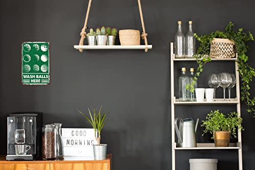 Yuantao Golf Wash Balls Here Funny Tin Sign Garage Rules Mechanic Bar Pub Diner Cafe Wall Decor Home Decor Art Poster Retro Vintage 8X12 Inches #TOP6