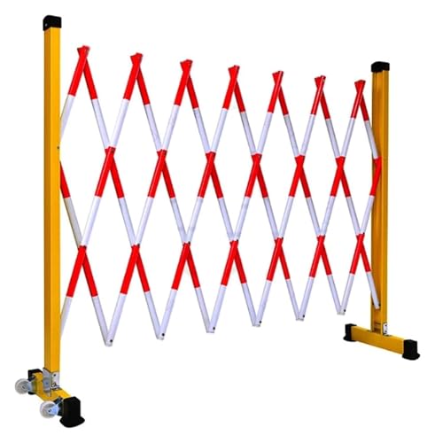 Clôture de circulation rétractable et extensible barrière légère mobile 4m - 2