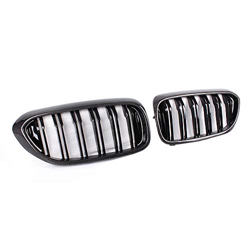 For Bmw X3 F25 X4 F26 Real Carbon Fiber Car Front Kidney Grille 2014-2018 #TOP2