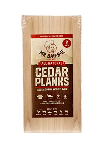 Mr. Bar-B-Q 05020 Cedar Planks, Brown