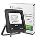 Produktbild LE 30W LED Strahler, 3000K Warmweiß Scheinwerfer, IP65 wasserdicht Außenstrahler, 2400LM Superhell Flutlichtstrahler, ideale Wandleuchte für Garten, Garage, Sportplatz usw. [Energieklasse A+]