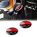 GTINTHEBOX JCW Style ABS Shift Knob Automatic Trans Trim Badge Covers for Mini Cooper/Cooper S Hardtop (F56), Hardtop 4-Door (F55), Convertible (F57) & Clubman (F54)