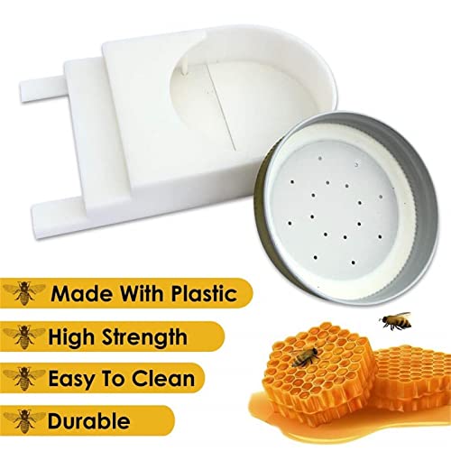 Alimentador superior da colmeia de abelhas, Alimentadores de entrada de abelha frontal superior da c