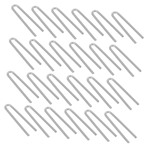 GARIOUANS 200 Piezas U-shaped Jump Rings para Cerámica Ganchos de Alambre Resistente Alta Temperatura para Colgar Herramientas de Horno para Cerámica y Joyería DIY Accesorios para
