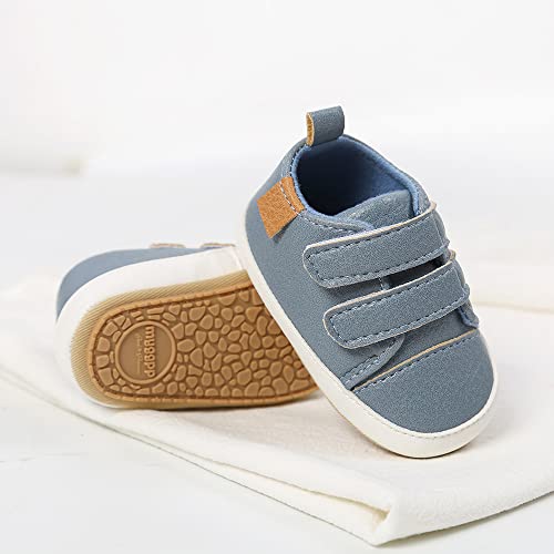 Image of Clowora Baby Boys Girls Shoes Non-Slip Rubber Sole Sneakers Infant First Walking Toddler Crib Shoes Newborn Loafers Flats.