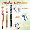 TsuvyXeg Beadable Pen Kit Ballpoint Pens for School Office Supplies Craft DIY 5pcs #4