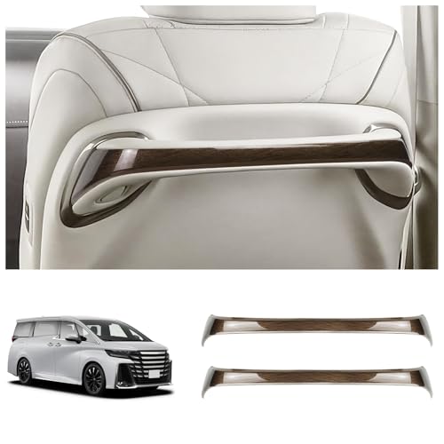 SANQUUQOO トヨタアルファード40系 バックシートハンドルトリム ヴェルファイア40系 カスタム アクセサリー 汚れ防止 傷防止 耐摩擦 シート補助ハンドル ABS樹脂 内装パーツ トリムプレート シートバックレストハンドル トリムプレート 内装プ