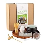 MYCHA-Complete Matcha Ceremony Gift Set -Japanese Handcrafted Matcha Tea Bowl-Bamboo Whisk-Scoop-Sco