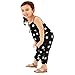 Riou Overall Baby Mädchen Sommer Kleinkind Baby Mädchen ärmellose Sterne drucken Rüschen Rückenfreie Babykleidung Spielanzug Jumpsuit Romper Overall Body Strampler Set