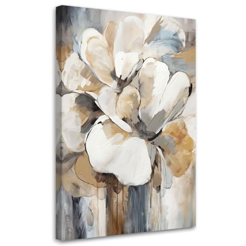 Póster floral abstracto moderno de 50x70 cm para decoración de pared en dormitorio y salón 2