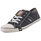 Leinwand MUSTANG Damen Canvas Sneaker Schwarz, Schuhgröße:EUR 44
