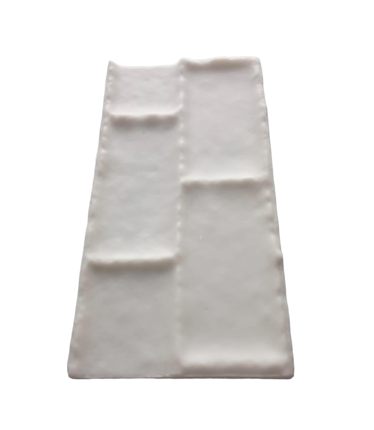 TK Moldes para hormigon impreso, mortero impreso y cemento impreso semirígido y reutilizable. Cemento vertical, hormigon vertical, mortero vertical 40X20CM (Adoquin rectangular tipo bola)