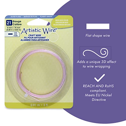 Alambre Artistic Wire de oro rosa que soluciona tus diseños de bisutería 3