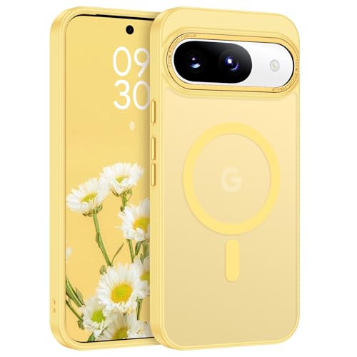 Coque Pixel 9 jaune BENTOBEN : le cadeau idéal et coloré pour vos proches