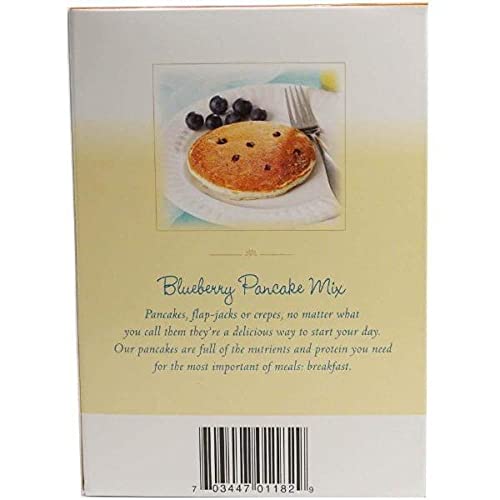 Proteinwise Blueberry Protein Pancake Mix, High Protein Low Carb Snacks For A Healthy Diet, Low Carb, Low Fat, Low Sugar, Low Calorie, Kosher, Protein Breakfast, 7 Packets/Box #TOP3