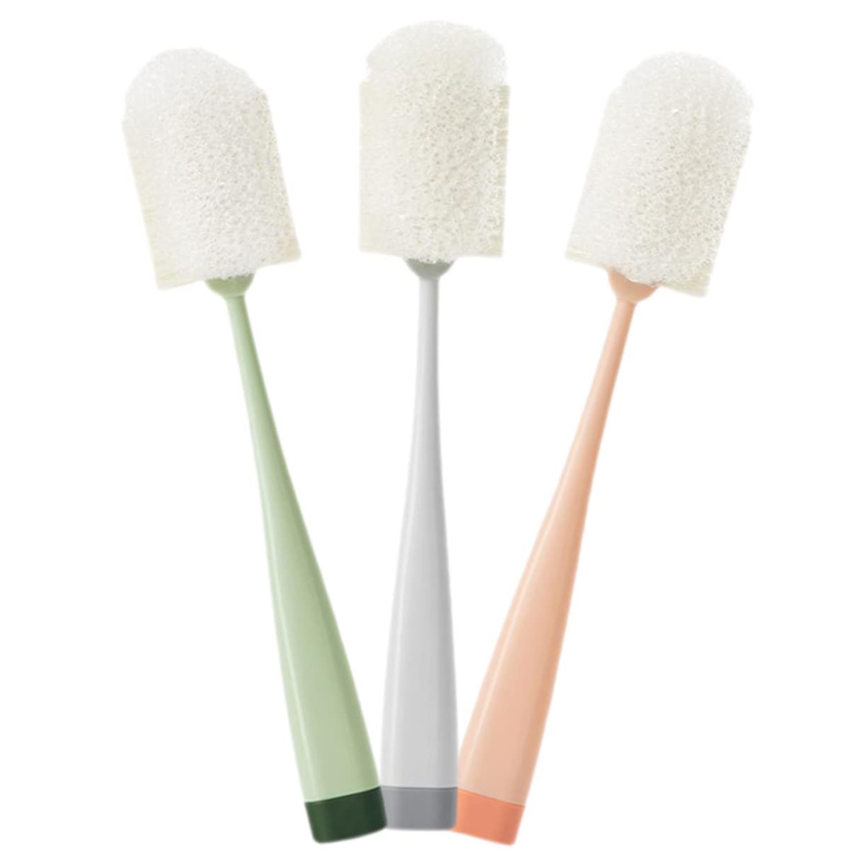 VALICLUD 3 set Spazzola Per Tazze Spazzole Per Bottiglie D'Acqua Trasparenti Spazzola Per Bottiglie D'Acqua Multifunzionale Per Bottiglie 3 pezzi*3