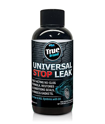 True Brand Universal Stop Leak (T100) | Fast-Acting, No-Clog Formula Restores and Conditions Seals, O-Rings, and Gaskets to Stop Existing Leaks and Prevent New Leaks | Non-Corrosive | 3.4 fl. oz.
