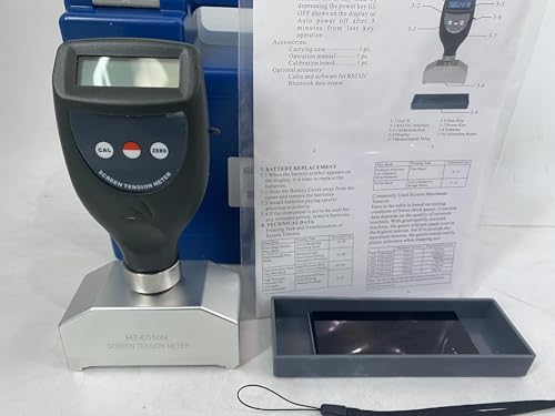 CNYST Screen Tension Meter Wire Mesh Tension Tester with Measurement Range 0~60 N/cm Display Range 0~50N/cm Resolution 0.1 Fiducial Error 5%