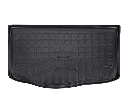 Tapis de coffre toutes saisons pour Kia Picanto de 2017 à plancher fixe noir