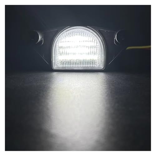 Luz LED matrícula Buick Skyhawk 1982-1989 iluminación trasera color blanco alta luminosidad 4