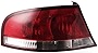 Evan-Fischer Tail Light Assembly Compatible with 2001-2006 Chrysler Sebring Sedan Driver Side