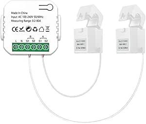 DAZZLEEX Tuya WIFI smart bi-directional channel meter with CT ...