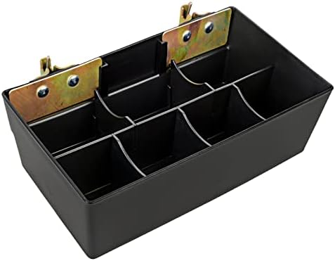 E-Track Basket E-Track Storage Box & Dividers Organizer for E-Track Systems Enclosed Trailer Tool Box for Garage, Workshop, Warehouse – Wall-Mounted Hanging Tool Box