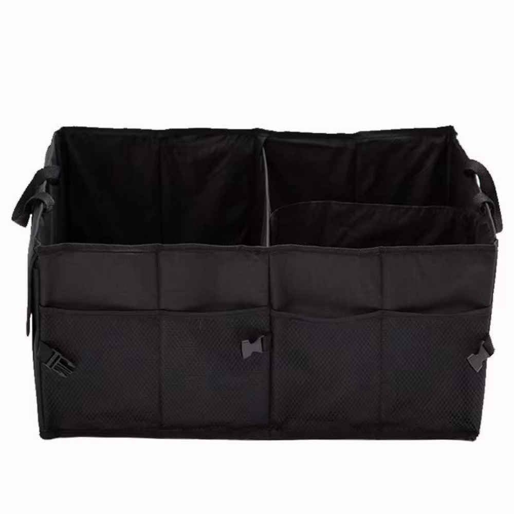 Ravem Cesta organizadora Maletero Coche para Audi Q6 e‑Tron/Q6 Sportback e‑Tron. Bolsa Impermeable multicompartimento para Guardar Accesorios Coche asa, Plegable.