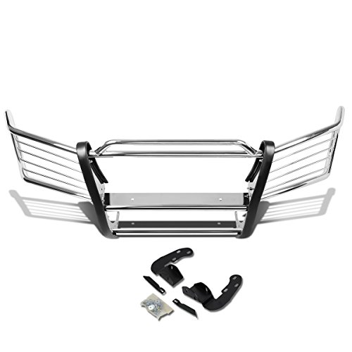 Image of DNA MOTORING GRILL-G-013-SS Front Bumper Brush Grille Guard,Silver
