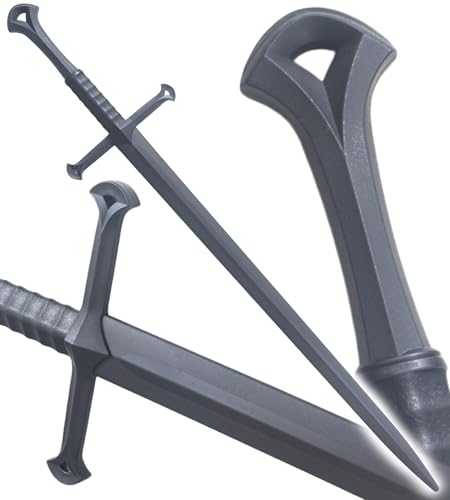 Le Seigneur des Anneaux Epee en Plastique Noir Anduril en Polypropylene pour Sabre Entrainement