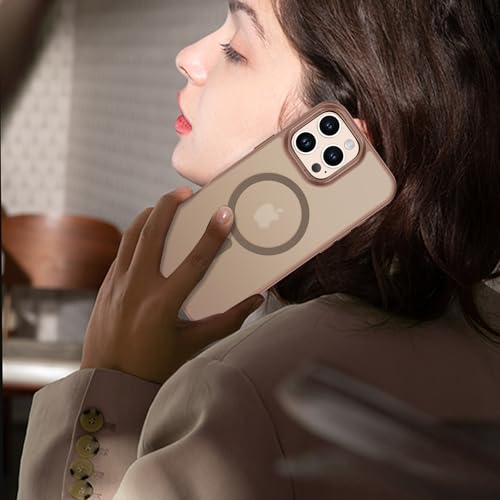 Image of BENTOBEN for iPhone 16 Pro Max Case 2024, Phone case iPhone 16 Pro Max Magnetic Case [Compatible with Mag Safe] Translucent Matte Shockproof Protective Cover 6.9 inch Desert Titanium