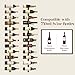 24 Bottles Wall Mounted Wine Rack, Detachable Wall Hanging Bottle Holder, Use as One or Four, DIY Display, Storage Racks for Wine, for Restaurant, Bar, Cellar