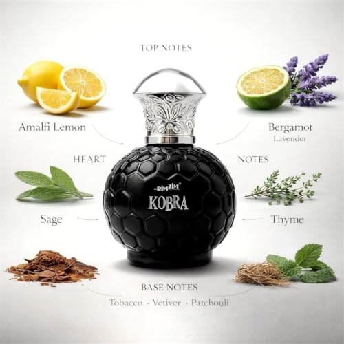 RIM ZIM Store RIM ZIM KOBRA Perfume Spray for Men 100ml EDP - Image 4